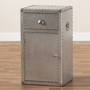   Modern European furniture - Silver Industrial Storage Cabinet - www.oroa.com | Oroa.com
