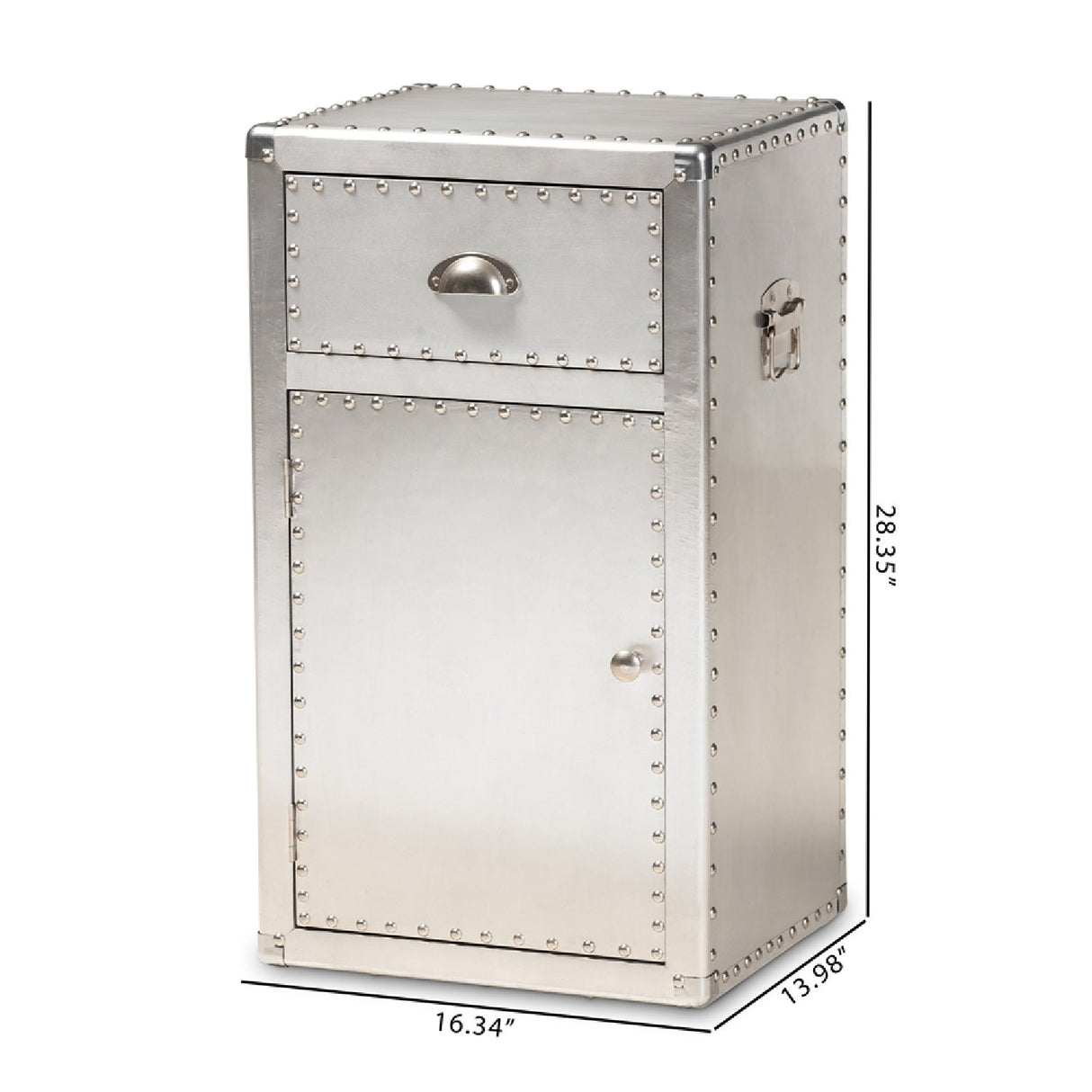   Modern European furniture - Silver Industrial Storage Cabinet - www.oroa.com | Oroa.com