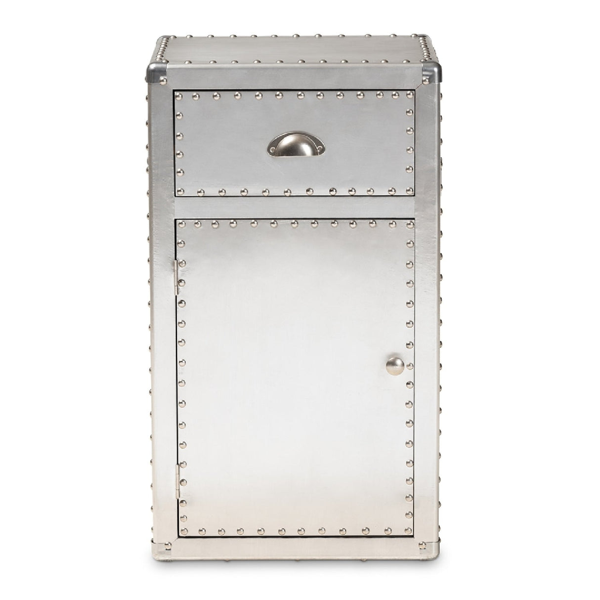   Modern European furniture - Silver Industrial Storage Cabinet - www.oroa.com | Oroa.com