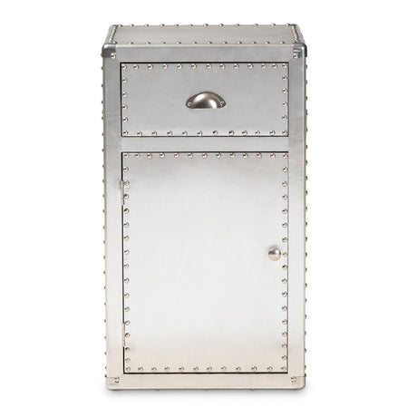   Modern European furniture - Silver Industrial Storage Cabinet - www.oroa.com | Oroa.com