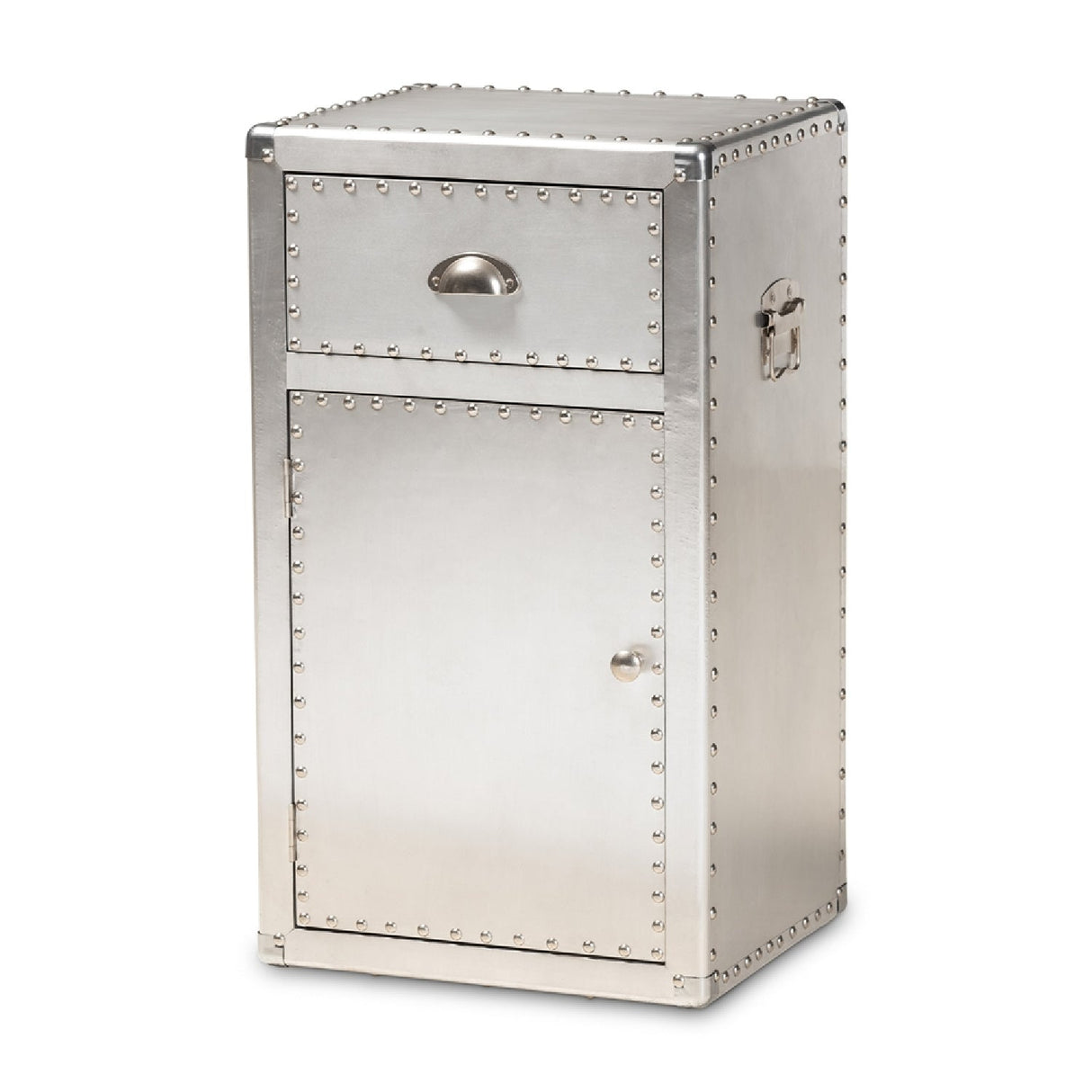   Modern European furniture - Silver Industrial Storage Cabinet - www.oroa.com | Oroa.com