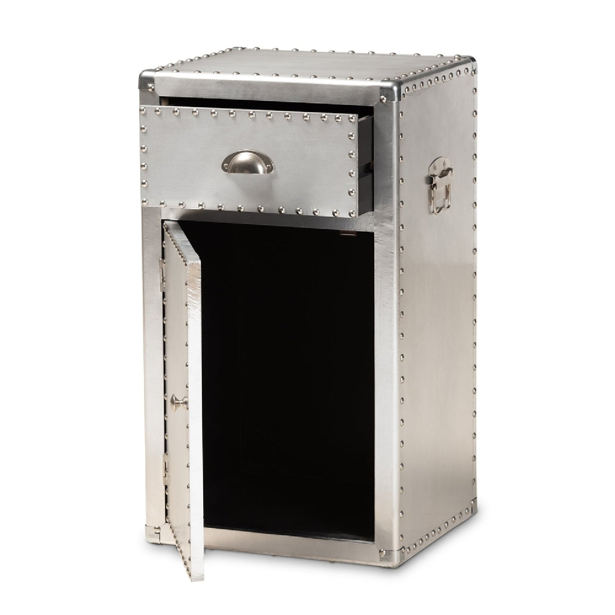   Modern European furniture - Silver Industrial Storage Cabinet - www.oroa.com | Oroa.com
