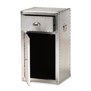   Modern European furniture - Silver Industrial Storage Cabinet - www.oroa.com | Oroa.com