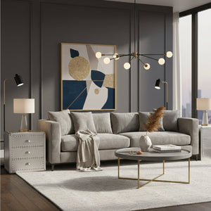   Modern European furniture - Silver 3 Drawer End Table - www.oroa.com | Oroa.com