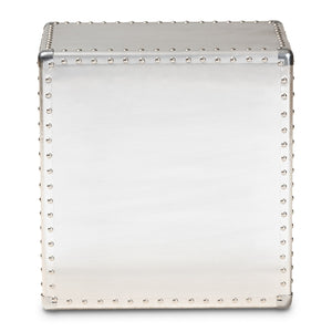   Modern European furniture - Silver 3 Drawer End Table - www.oroa.com | Oroa.com