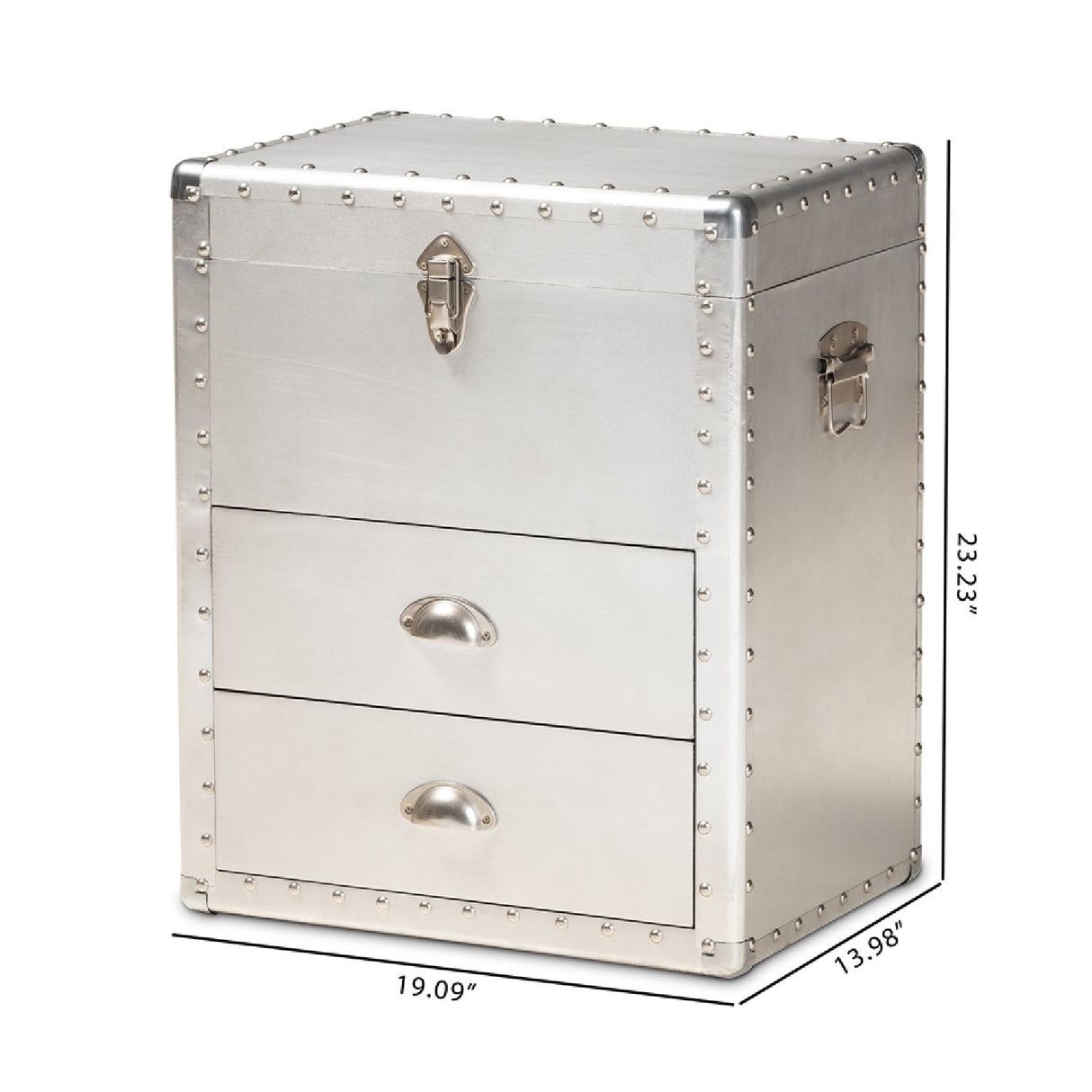   Modern European furniture - Silver Industrial Storage Cabinet - www.oroa.com | Oroa.com