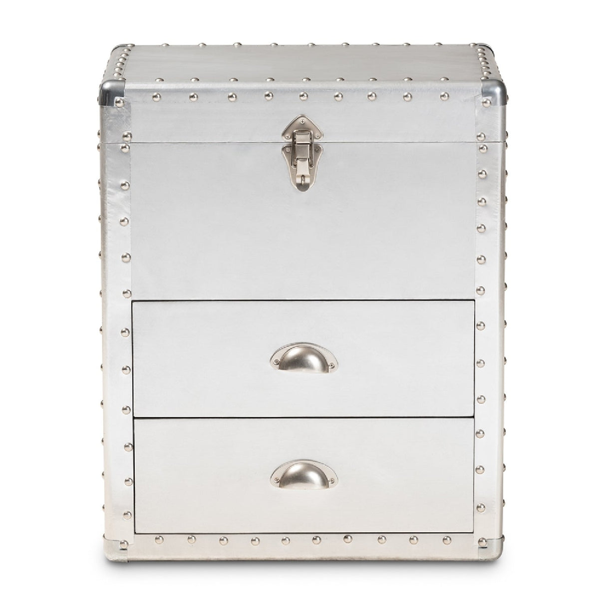   Modern European furniture - Silver Industrial Storage Cabinet - www.oroa.com | Oroa.com
