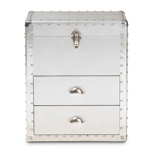   Modern European furniture - Silver Industrial Storage Cabinet - www.oroa.com | Oroa.com