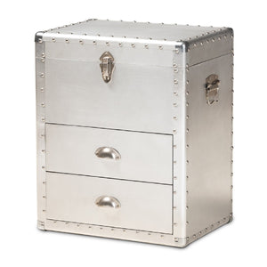   Modern European furniture - Silver Industrial Storage Cabinet - www.oroa.com | Oroa.com