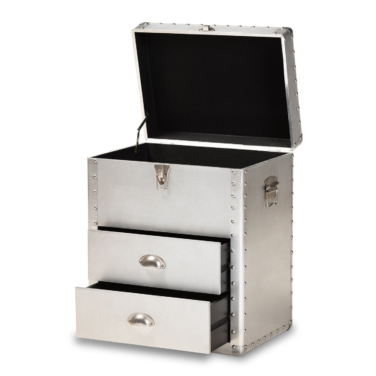   Modern European furniture - Silver Industrial Storage Cabinet - www.oroa.com | Oroa.com