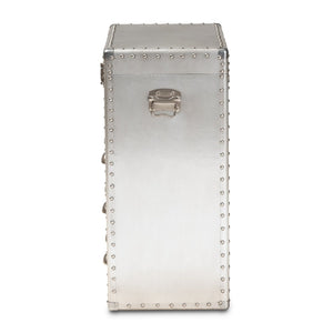   Modern European furniture - Silver Industrial Storage Cabinet - www.oroa.com | Oroa.com
