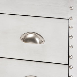   Modern European furniture - Silver Industrial Storage Cabinet - www.oroa.com | Oroa.com