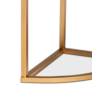   Modern European furniture - Green Velvet 1 Drawer Console Table - www.oroa.com | Oroa.com