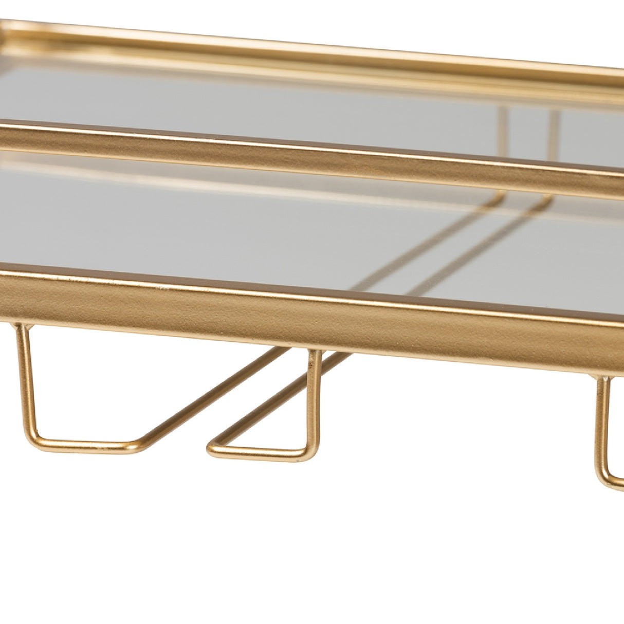   Modern European furniture - Gold & Glass Wine Cart  - www.oroa.com | Oroa.com