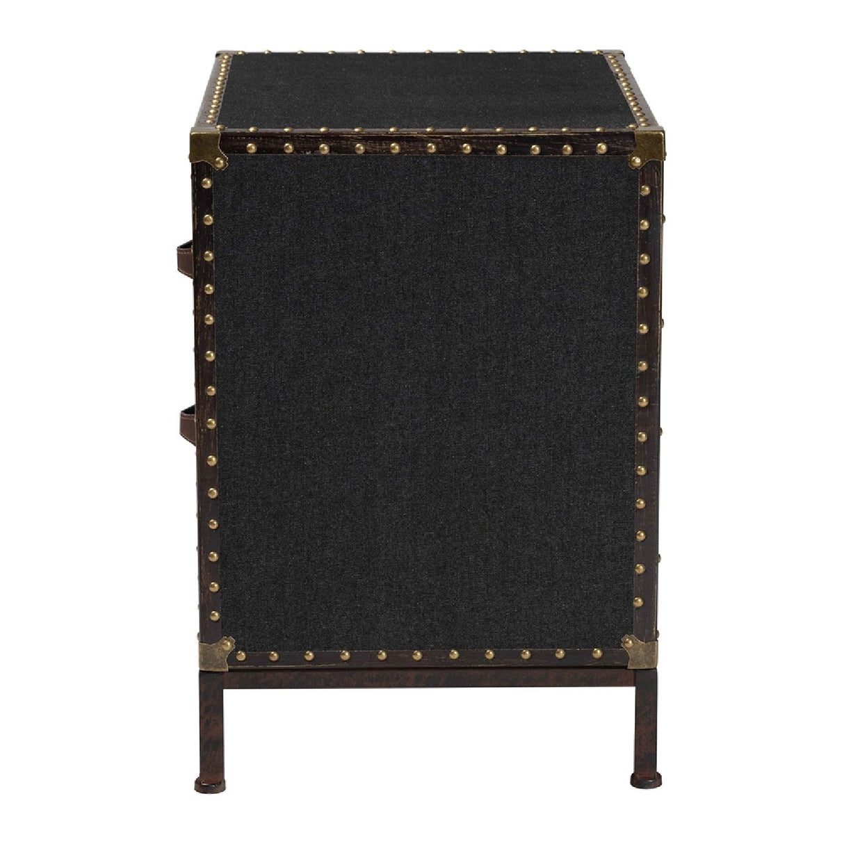   Modern European furniture - Black Canvas Trunk End Table - www.oroa.com | Oroa.com