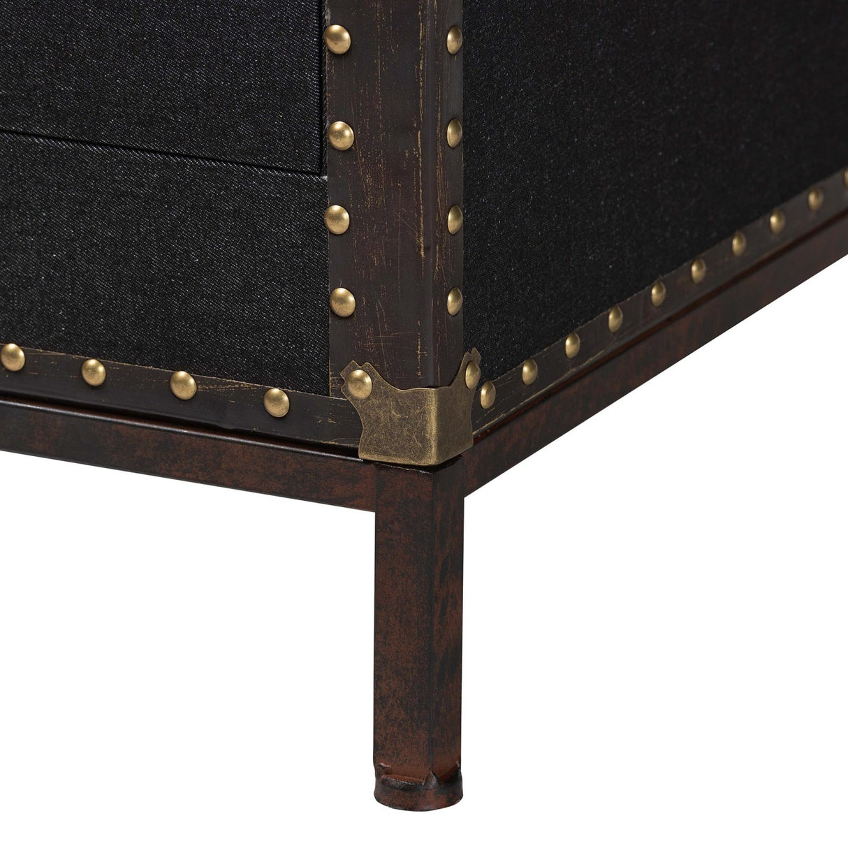   Modern European furniture - Black Canvas Trunk End Table - www.oroa.com | Oroa.com