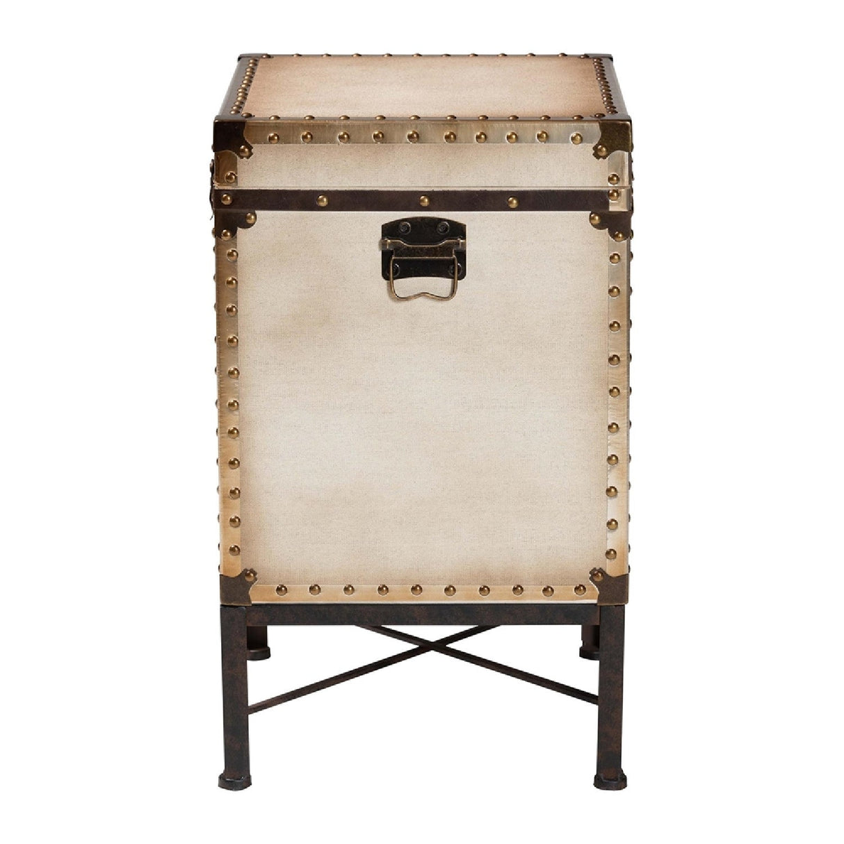   Modern European furniture - White Canvas Lift Top End Table - www.oroa.com | Oroa.com