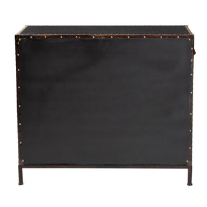   Modern European furniture - Vintage Black 4 Drawer Cabinet - www.oroa.com | Oroa.com