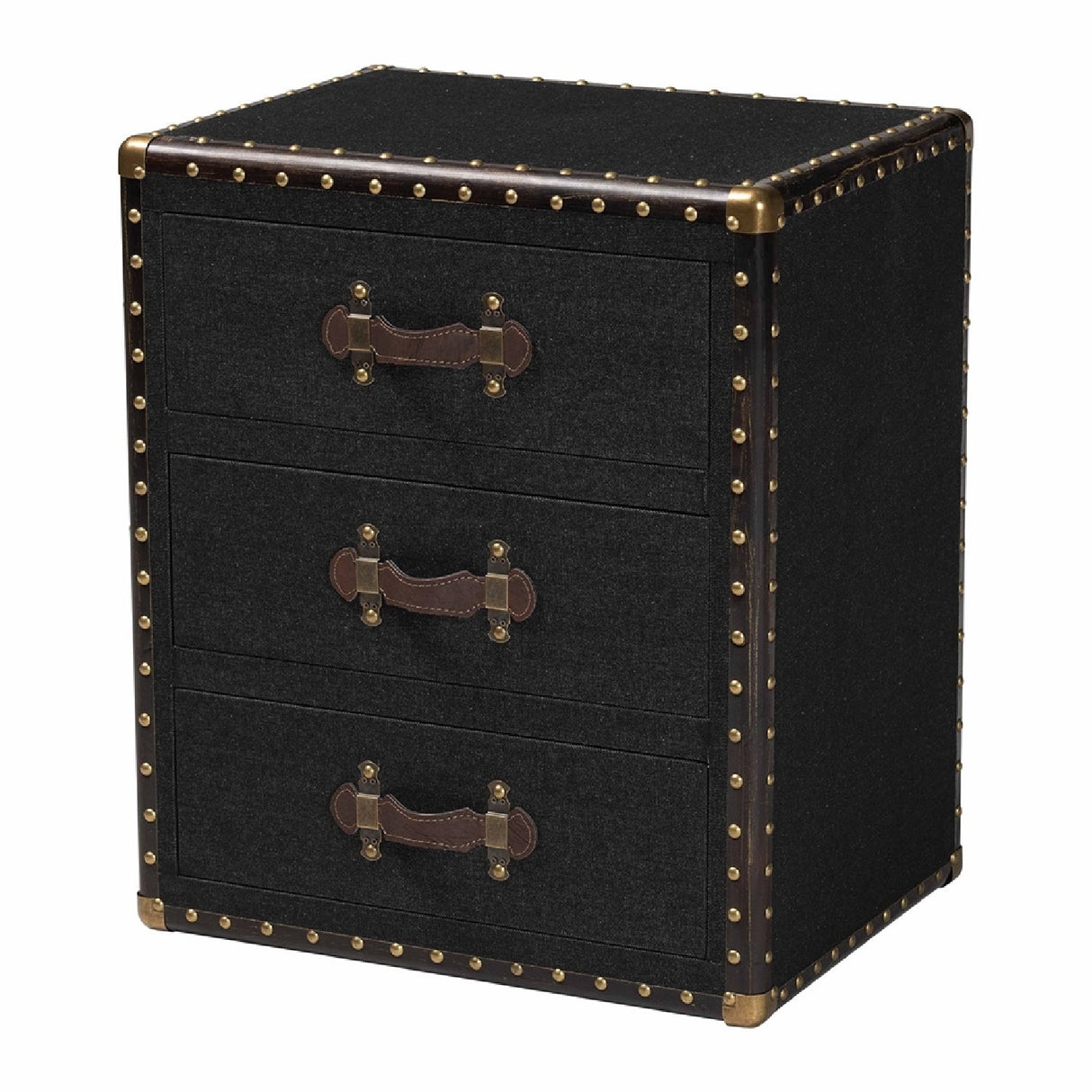   Modern European furniture - Vintage 3 Drawer End Table - www.oroa.com | Oroa.com