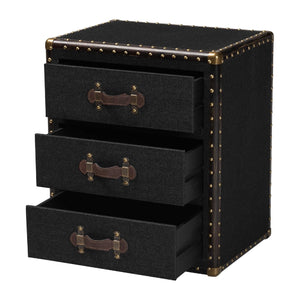   Modern European furniture - Vintage 3 Drawer End Table - www.oroa.com | Oroa.com