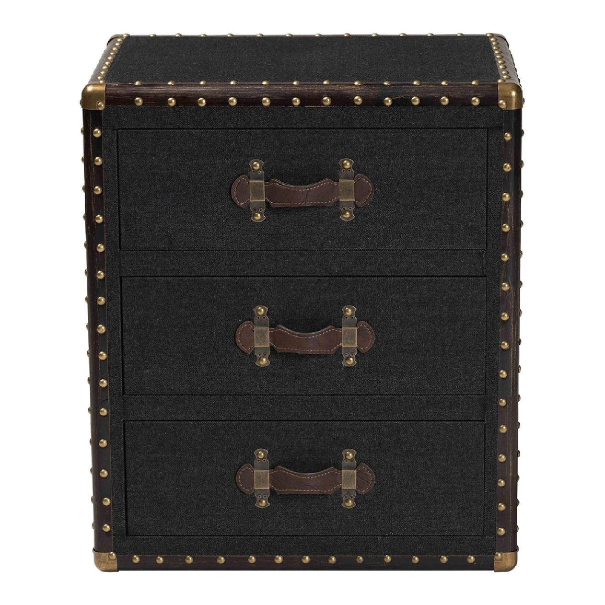   Modern European furniture - Vintage 3 Drawer End Table - www.oroa.com | Oroa.com