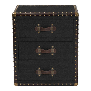   Modern European furniture - Vintage 3 Drawer End Table - www.oroa.com | Oroa.com