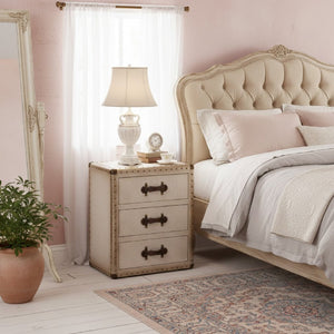   Modern European furniture - Vintage 3 Drawer End Table - www.oroa.com | Oroa.com