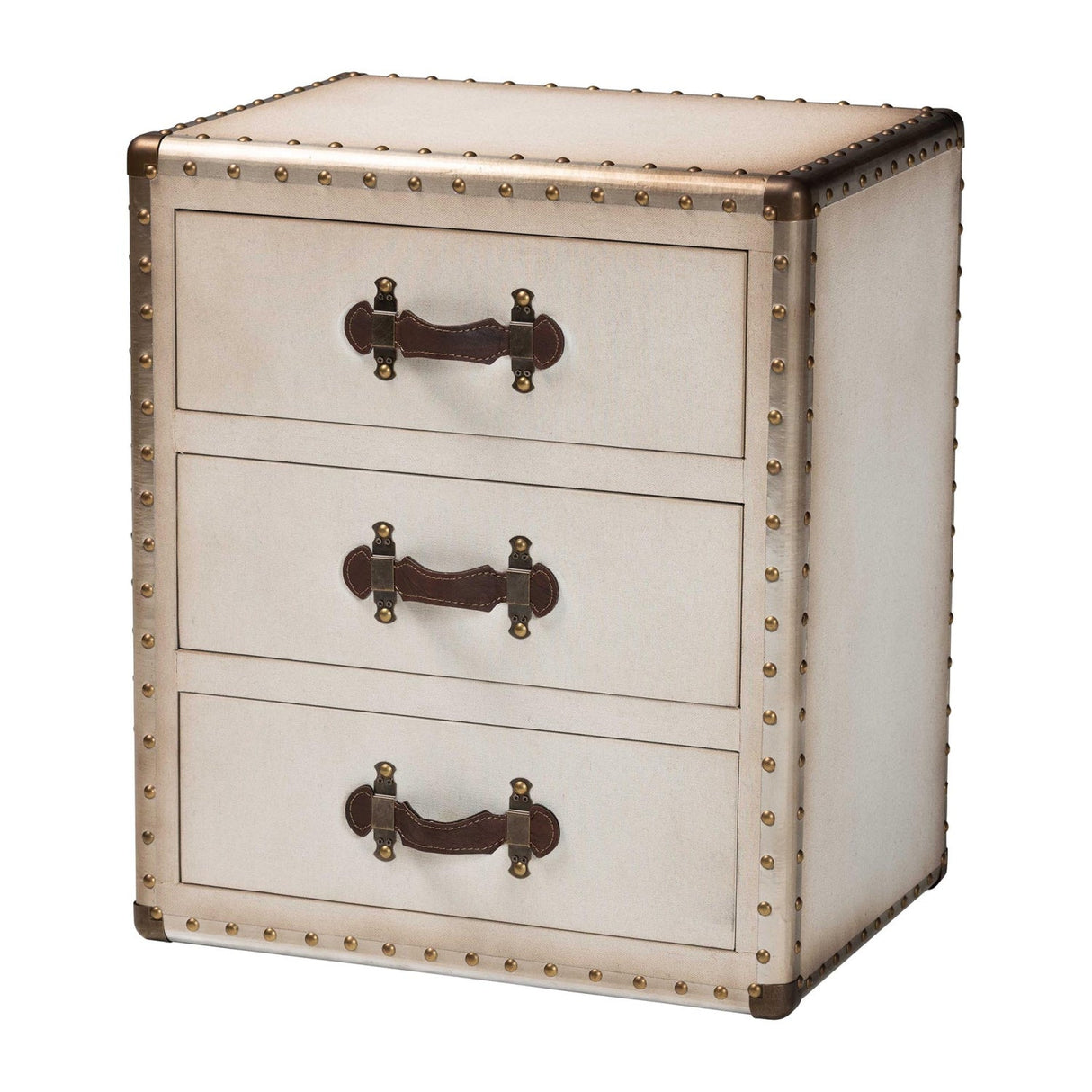  Modern European furniture - Vintage 3 Drawer End Table - www.oroa.com | Oroa.com
