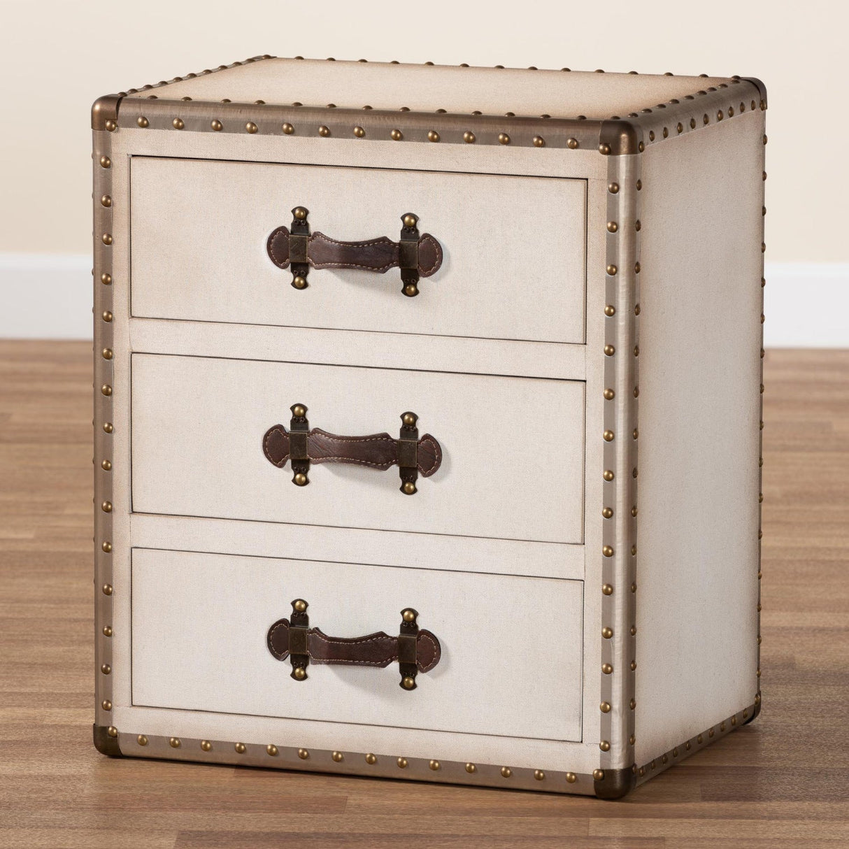   Modern European furniture - Vintage 3 Drawer End Table - www.oroa.com | Oroa.com