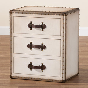   Modern European furniture - Vintage 3 Drawer End Table - www.oroa.com | Oroa.com