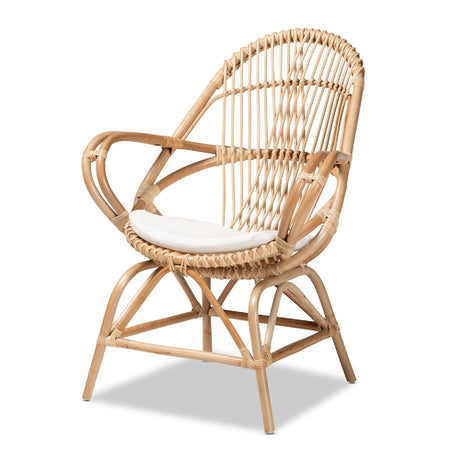   Modern European furniture - Rattan Woven Embellishments Accent Chair - www.oroa.com | Oroa.com