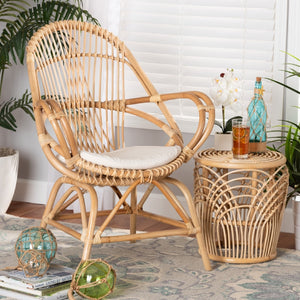   Modern European furniture - Rattan Woven Embellishments Accent Chair - www.oroa.com | Oroa.com