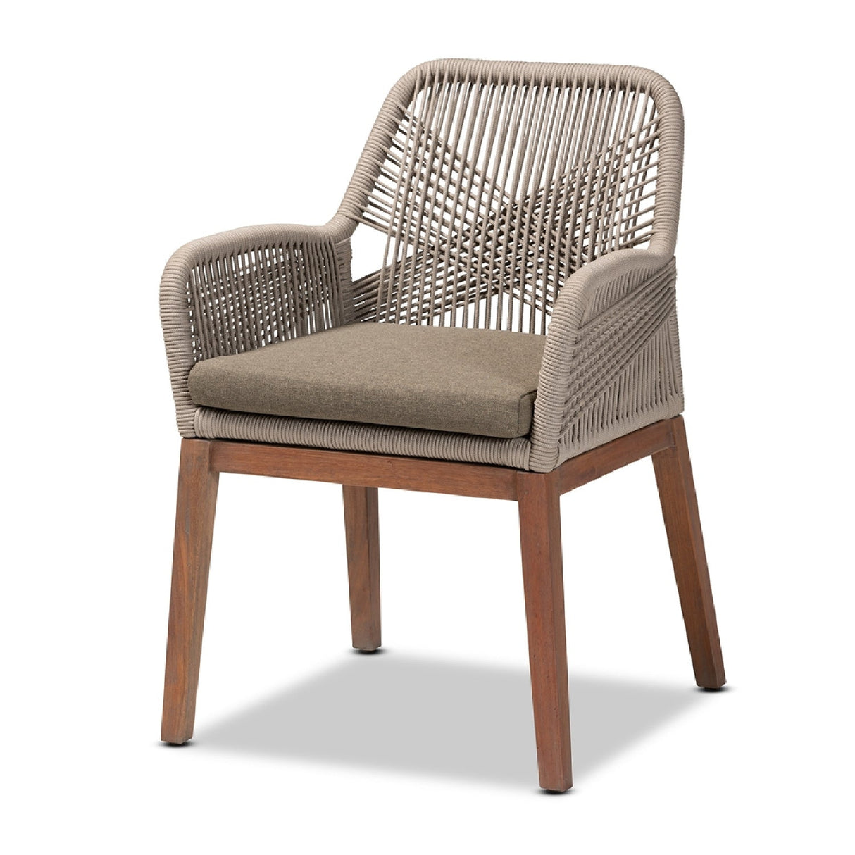   Modern European furniture - Gray Woven Rope Dining Chair - www.oroa.com | Oroa.com