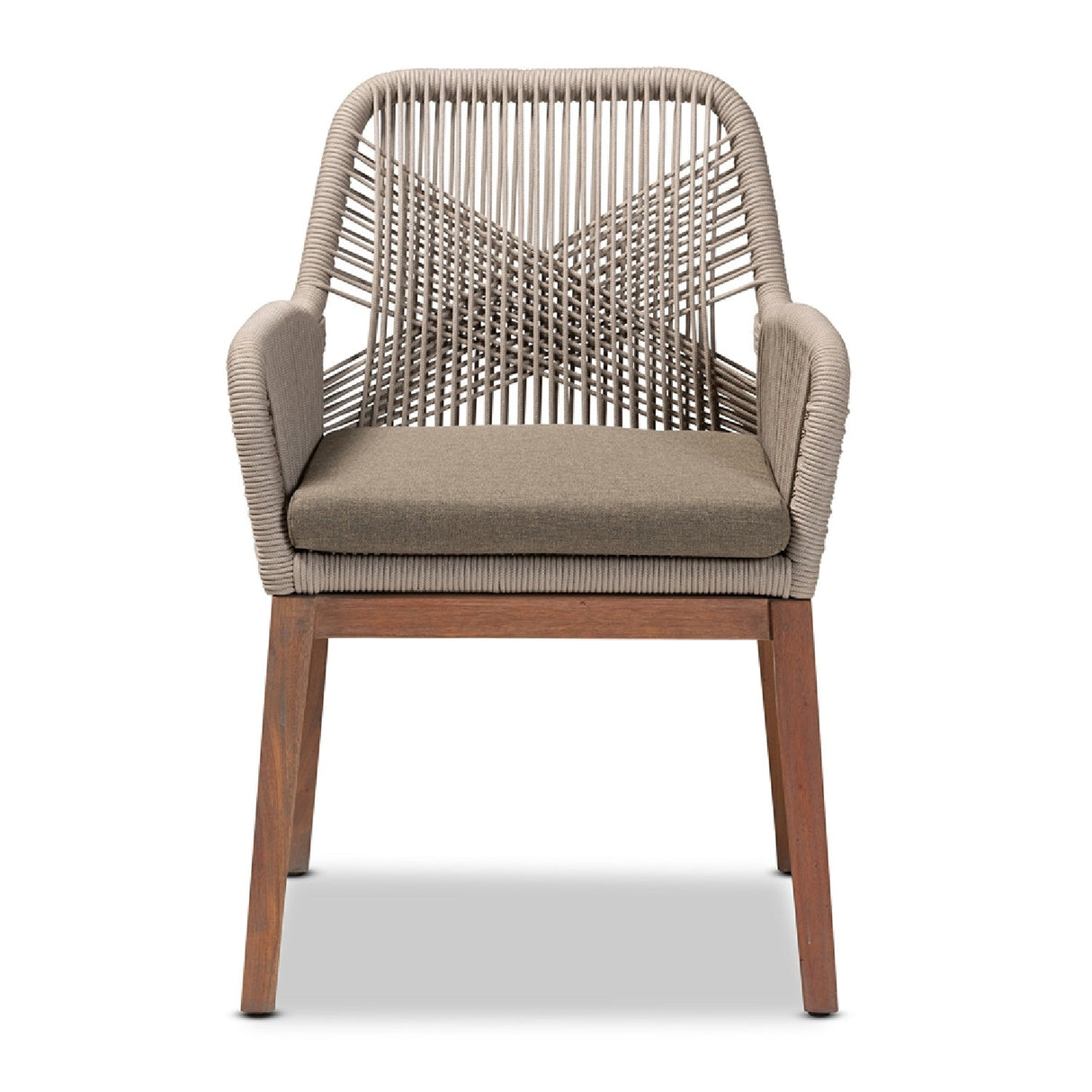   Modern European furniture - Gray Woven Rope Dining Chair - www.oroa.com | Oroa.com