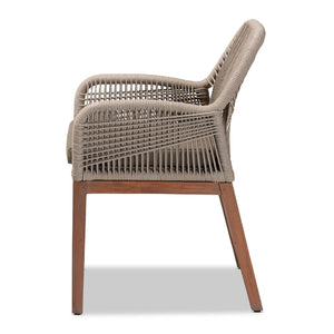   Modern European furniture - Gray Woven Rope Dining Chair - www.oroa.com | Oroa.com