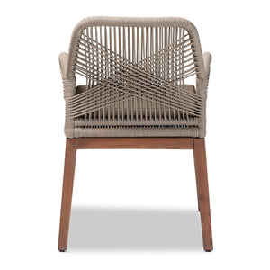   Modern European furniture - Gray Woven Rope Dining Chair - www.oroa.com | Oroa.com