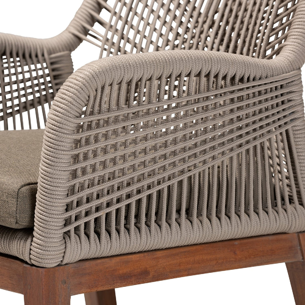   Modern European furniture - Gray Woven Rope Dining Chair - www.oroa.com | Oroa.com