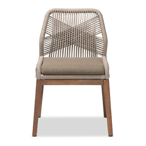   Modern European furniture - Gray Woven Rope Dining Chair - www.oroa.com | Oroa.com