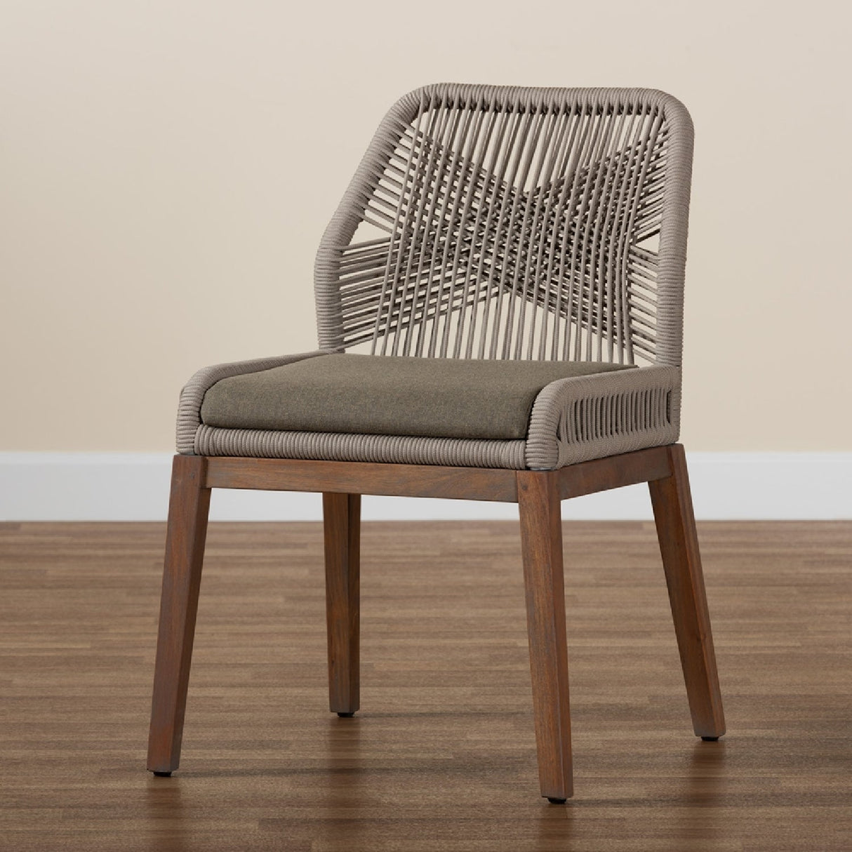   Modern European furniture - Gray Woven Rope Dining Chair - www.oroa.com | Oroa.com