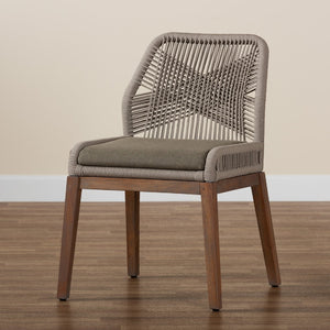   Modern European furniture - Gray Woven Rope Dining Chair - www.oroa.com | Oroa.com