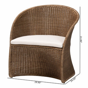   Modern European furniture - Graywashed Rattan Accent Chair - www.oroa.com | Oroa.com