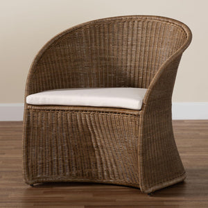   Modern European furniture - Graywashed Rattan Accent Chair - www.oroa.com | Oroa.com