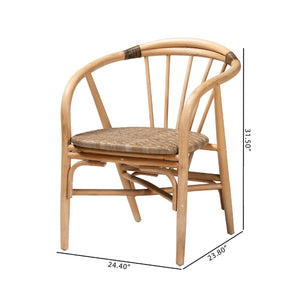   Contract furniture - Rattan Spindle Back Dining Chair - www.oroatrade.com | Oroa.com