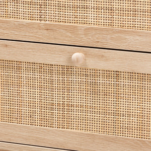   Modern European furniture - Oak Japandi 3 Drawer Cabinet - www.oroa.com | Oroa.com