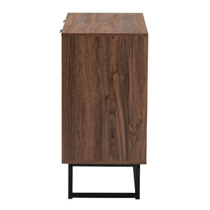   Modern European furniture - Brown Wooden 2 Door Cabinet - www.oroa.com | Oroa.com