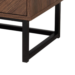   Modern European furniture - Brown Wooden 2 Door Cabinet - www.oroa.com | Oroa.com