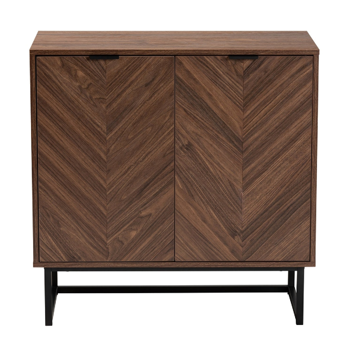   Modern European furniture - Brown Wooden 2 Door Cabinet - www.oroa.com | Oroa.com