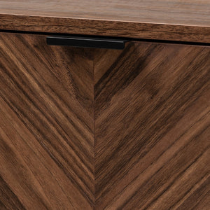   Modern European furniture - Brown Wooden 2 Door Cabinet - www.oroa.com | Oroa.com