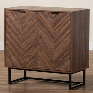   Modern European furniture - Brown Wooden 2 Door Cabinet - www.oroa.com | Oroa.com