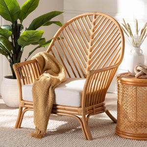   Modern European furniture - Flared Arm Rattan Accent Chair - www.oroa.com | Oroa.com